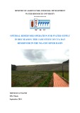 Master of science thesis: Optimal reservoir operation for water supply in dry season: the case study of Cua Dat reservoir in the Ma – Chu river basin