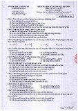 Đề thi học kì 2 môn Vật lí 12 năm 2017-2018 có đáp án - Sở GD&ĐT Tỉnh Đồng Tháp - Mã đề 524