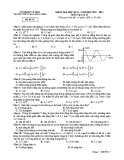 Đề thi học kì 2 môn Vật lí 12 năm 2017-2018 có đáp án - Trường THPT Phan Ngọc Hiển - Mã đề 217