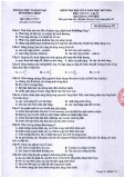 Đề thi học kì 2 môn Vật lí 12 năm 2017-2018 có đáp án - Sở GD&ĐT Tỉnh Đồng Tháp - Mã đề 573