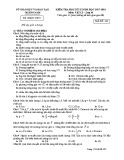 Đề thi học kì 2 môn Vật lí 10 năm 2017-2018 có đáp án - Trường THPT Lương Thế Vinh - Mã đề 202