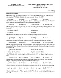 Đề thi học kì 2 môn Vật lí 10 năm 2017-2018 có đáp án - Trường THPT Phan Ngọc Hiển - Mã đề 003