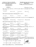Đề thi học kì 2 môn Toán 12 năm 2017-2018 có đáp án - Trường THCS&THPT Võ Nguyên Giáp - Mã đề 356