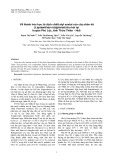 Về thành hóa học từ dịch chiết etyl axetat của cây nhãn dê (Lepisanthes rubiginosa) thu hái tại huyện Phú Lộc, tỉnh Thừa Thiên - Huế