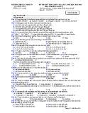 Đề thi thử THPT Quốc gia môn Sinh học năm 2018-2019 lần 1 - THPT Lý Thái Tổ - Mã đề 426