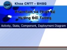 Bài giảng Phân tích và thiết kế hướng đối tượng: Activity, state, component, deployment diagram - Đỗ Ngọc Như Loan