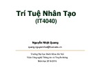 Bài giảng Trí tuệ nhân tạo: Tác tử - Nguyễn Nhật Quang (ĐH Bách khoa Hà Nội)