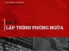 Bài giảng Kỹ thuật lập trình: Bài 8 - ThS. Trịnh Thành Trung