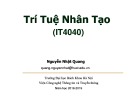 Bài giảng Trí tuệ nhân tạo: Tìm kiếm căn bản - Nguyễn Nhật Quang (ĐH Bách khoa Hà Nội)