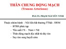 Bài giảng Thân chung động mạch (Truncus arteriosus)