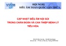 Cập nhật siêu âm nội soi trong chẩn đoán và can thiệp bệnh lý tiêu hóa