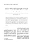 Vietnamese women’s representation in TV commercials related to lunar new year: A critical discourse analysis