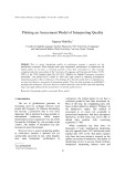 Piloting an assessment model of interpreting quality
