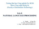 Lecture Natural language processing: Chapter 2 – Lê Ngọc Tấn