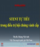 Bài giảng Stent tự tiêu trong điều trị hội chứng vành cấp - Ths.BS Hoàng Việt Anh