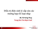 Điều trị điện sinh lý cấp cứu các trường hợp rối loạn nhịp