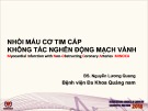 Nhồi máu cơ tim cấp không tắc nghẽn động mạch vành