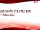 Bài giảng Liệu pháp điều trị sớm trong sốc