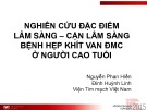 Nghiên cứu đặc điểm lâm sàng - cận lâm sàng bệnh hẹp khít van động mạch chủ ở người cao tuổi