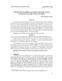 Nguồn gốc ô nhiễm asen đối với nước ngầm ở huyện Đạ Tẻh, tỉnh Lâm Đồng