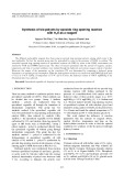 Synthesis of bio-polyols by epoxide ring opening reaction with H2O as a reagent