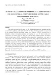 Ab initio calculation of intermolecular potentials and second virial coefficients for monte carlo simulation of dimer N2-N2