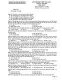 Đề thi thử THPT Quốc gia môn GDCD lớp 12 năm 2018-2019 lần 1 - THPT Nguyễn Viết Xuân - Mã đề 107