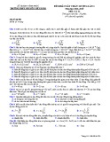 Đề KSCL môn Vật lí lớp 12 năm 2018-2019 lần 1 - THPT Nguyễn Viết Xuân - Mã đề 204