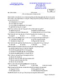 Đề thi thử THPT Quốc gia lần 1 môn Lịch sử lớp 10 năm 2018-2019 - THPT Ngô Sĩ Liên - Mã đề 485