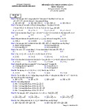 Đề KSCL môn Toán lớp 10 năm 2018-2019 lần 1 - THPT Nguyễn Viết Xuân - Mã đề 208