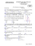 Đề thi KSCL môn Toán lớp 12 năm 2018-2019 lần 1 - THPT Đồng Đậu - Mã đề 004