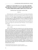 Nghiên cứu ảnh hưởng của các loài gốc ghép đến sinh trưởng, năng suất và chất lượng giống dưa vân lưới HT Hokkaido 06 trồng trong nhà có mái che