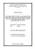 Luận án Tiến sĩ Kinh tế: Cấu trúc vốn và vốn luân chuyển tác động đến hiệu quả quản trị tài chính của các doanh nghiệp nhỏ và vừa trên địa bàn thành phố Hồ Chí Minh