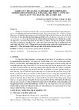 Nghiên cứu thuần hóa cá ong bầu (Rhynchopelates oxyrhynchus Temminck & Schlegel, 1842) phục vụ sinh sản nhân tạo ở vùng đầm phá Thừa Thiên Huế