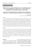 Nghiên cứu xác lập quy trình sản xuất carrageenan bán tinh chế (Semirefined carrageenan - SRC) từ rong sụn Kappaphycus alvarezii Cam Ranh - Khánh Hòa