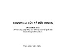 Bài giảng Lập trình hướng đối tượng: Chương 2 - Phạm Minh Hoàn