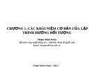 Bài giảng Lập trình hướng đối tượng: Chương 1 - Phạm Minh Hoàn