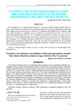 Tỷ lệ nhiễm và mức độ mẫn cảm kháng sinh của vi khuẩn Vibrio parahaemolyticus phân lập từ tôm hùm bông (Panulirus ornatus) nuôi lồng ở vùng biển tỉnh Phú Yên