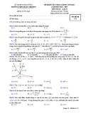 Đề KSCL cuối HK1 môn Toán lớp 12 năm 2018-2019 - THPT Đoàn Thượng - Mã đề 132