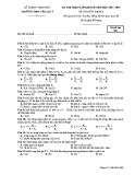 Đề thi chọn lớp khối 10 môn Vật lí năm 2018-2019 - THPT Yên Lạc 2 - Mã đề 896