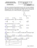 Đề thi HK 1 môn Toán lớp 12 năm 2017-2018 - THPT Phan Chu Trinh - Mã đề 571