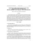 Nghiên cứu thành phần hóa học và hoạt tính sinh học của cây song môi tàu [Miliusa sinensis finet et gagnep.], họ na (annonaceae)