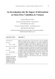 An investigation into the impact of information on stock price volatilities in Vietnam