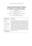 Corporate restructuring in Vietnam: An analysis of asset restructuring