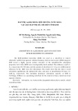 Hấp phụ As(iii) trong môi trường nước bằng vật liệu hấp phụ bã chè biến tính KOH