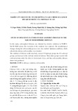 Nghiên cứu một số yếu tố ảnh hưởng của quá trình tự lắp ráp đến kích thước của chitosan vi cầu