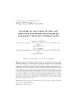 Numerical solution of the age structure optimization problem for basic types of power plants