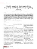 Đánh giá tác dụng giảm đau của phương pháp từ trường kết hợp với điện châm điều trị bệnh thoái hóa cột sống thắt lưng