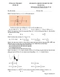 Đề thi KSCL THPT Quốc gia môn Toán năm 2017-2018 - Sở GD&ĐT Vĩnh Phúc - Mã đề 107