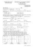 Đề thi KSCL môn Toán lớp 10 năm 2018-2019 lần 1 - THPT Lê Xoay - Mã đề 357